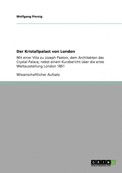 Der Kristallpalast von London