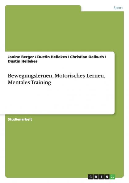 Bewegungslernen Motorisches Lernen Mentales Training