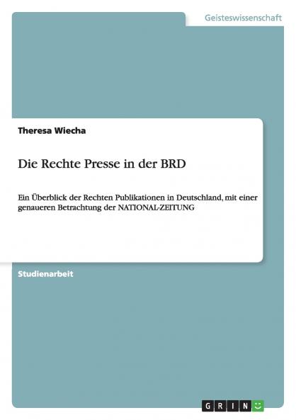 Die Rechte Presse in der BRD