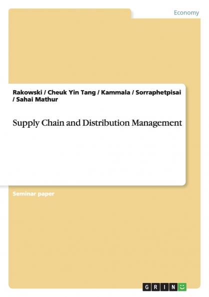 Supply Chain and Distribution Management
