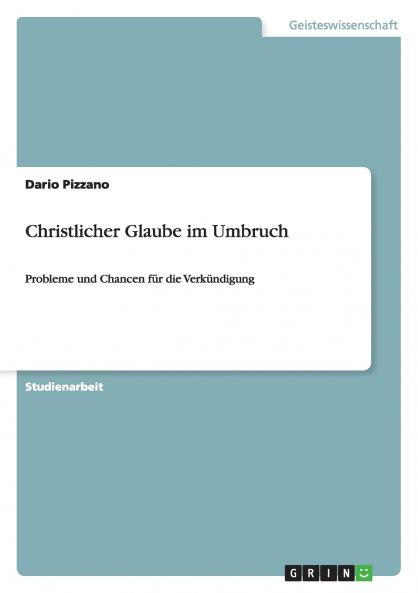 Christlicher Glaube im Umbruch