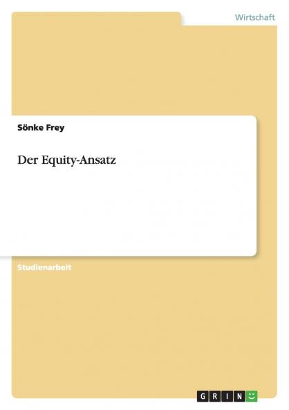 Der Equity-Ansatz
