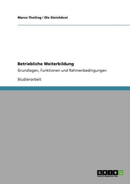 Betriebliche Weiterbildung