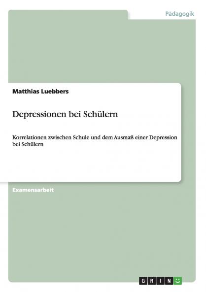 Depressionen bei Schülern