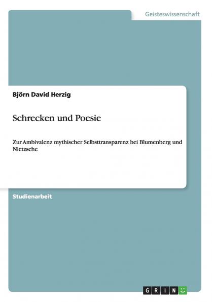 Schrecken und Poesie