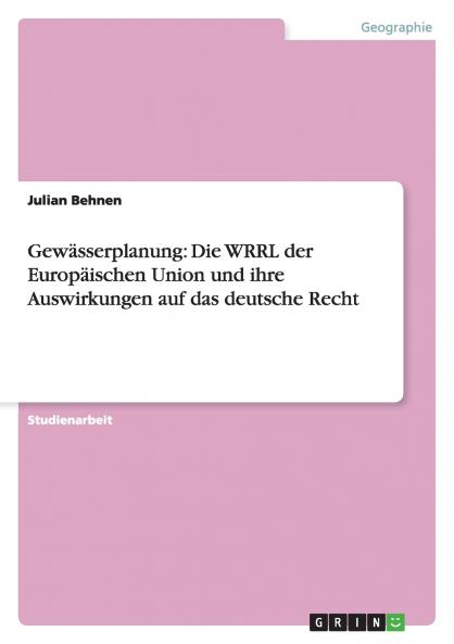 Gewässerplanung