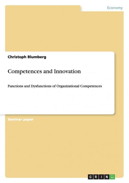 Competences and Innovation