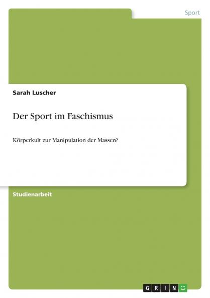 Der Sport im Faschismus