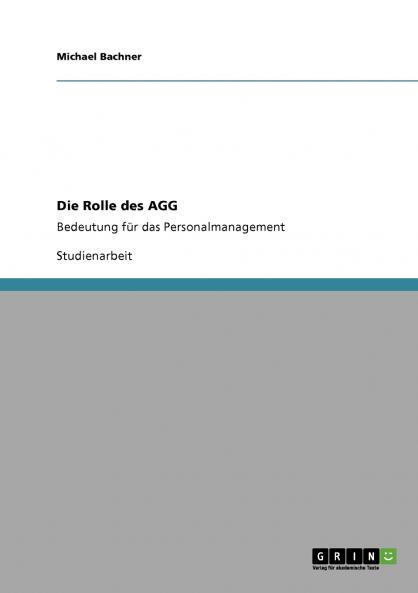 Die Rolle des AGG