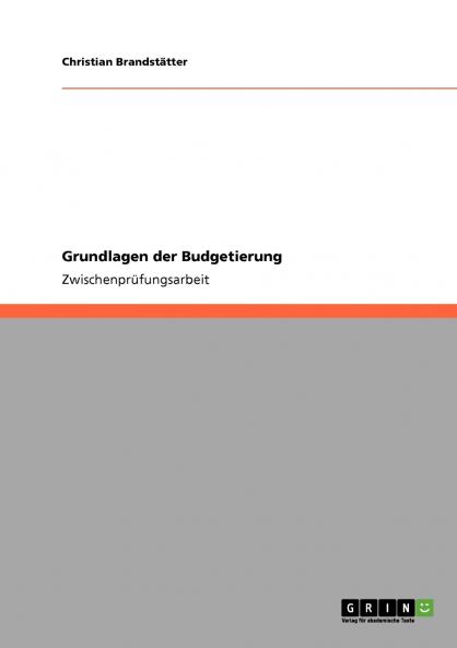 Grundlagen der Budgetierung