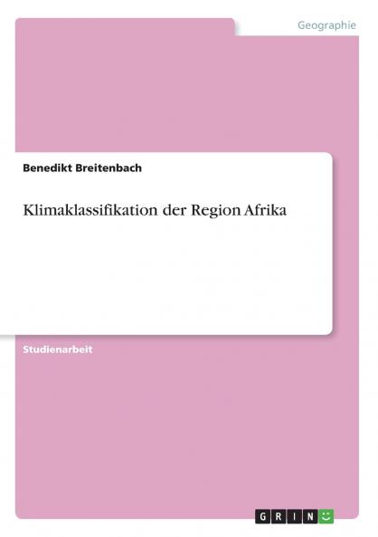 Klimaklassifikation der Region Afrika