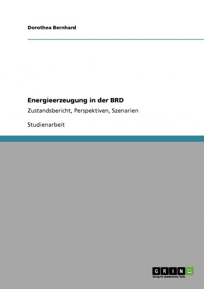Energieerzeugung in der BRD