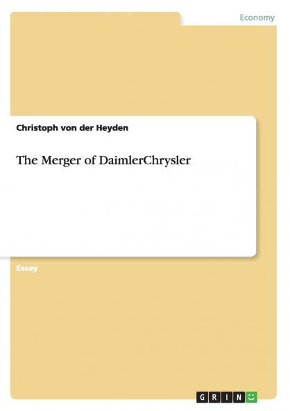 The Merger of DaimlerChrysler