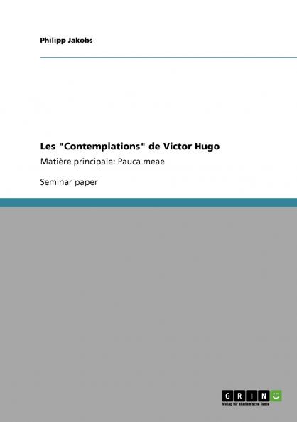 Les Contemplations de Victor Hugo