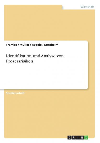 Identifikation und Analyse von Prozessrisiken