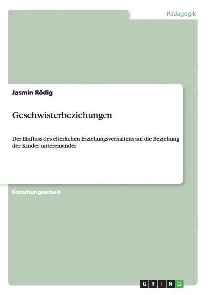 Geschwisterbeziehungen