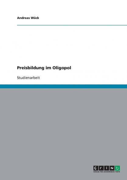 Preisbildung im Oligopol