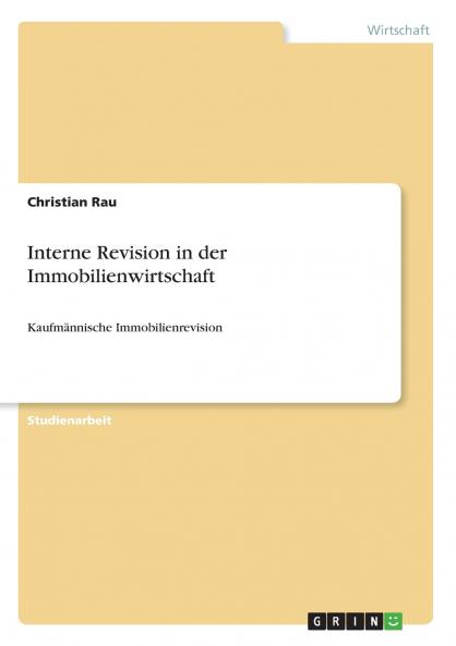 Interne Revision in der Immobilienwirtschaft