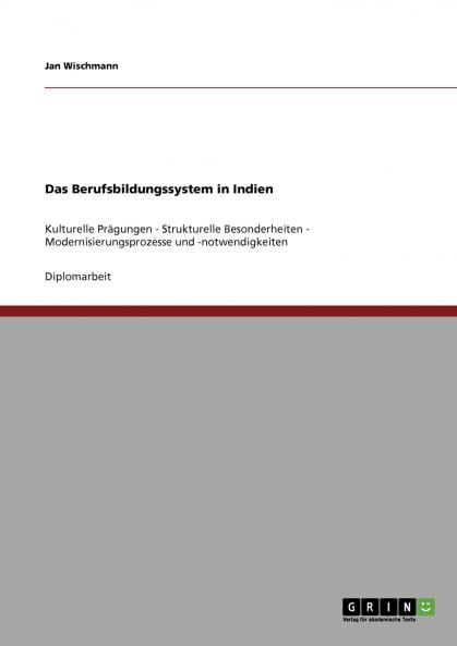 Das Berufsbildungssystem in Indien