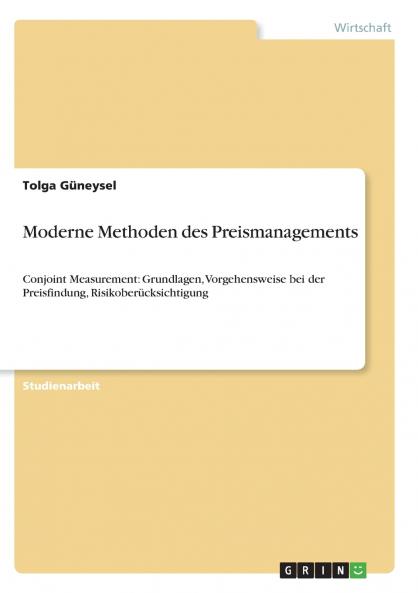 Moderne Methoden des Preismanagements