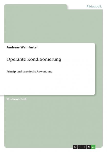 Operante Konditionierung