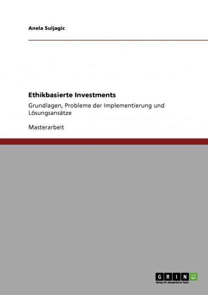 Ethikbasierte Investments