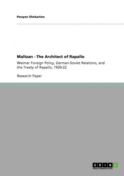 Maltzan - The Architect of Rapallo