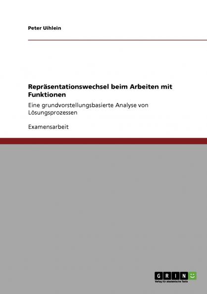 Repräsentationswechsel beim Arbeiten mit Funktionen