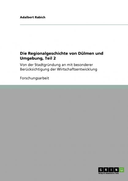 Die Regionalgeschichte von Dülmen und Umgebung Teil 2