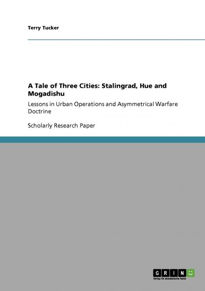 A Tale of Three Cities