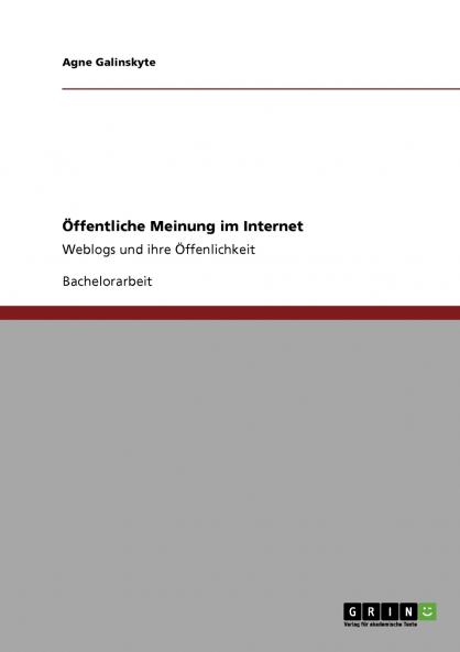 Öffentliche Meinung im Internet