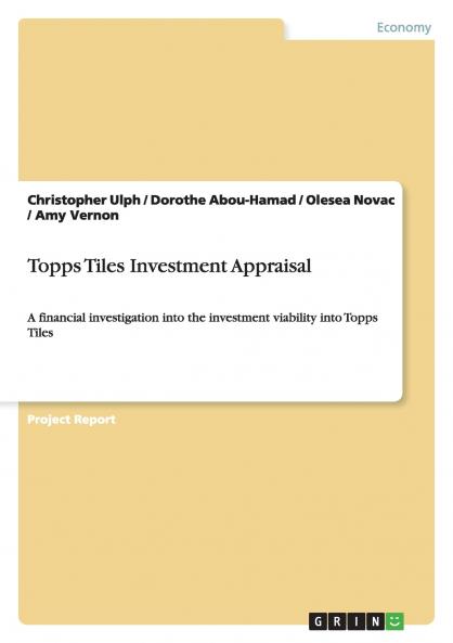 Topps Tiles Investment Appraisal