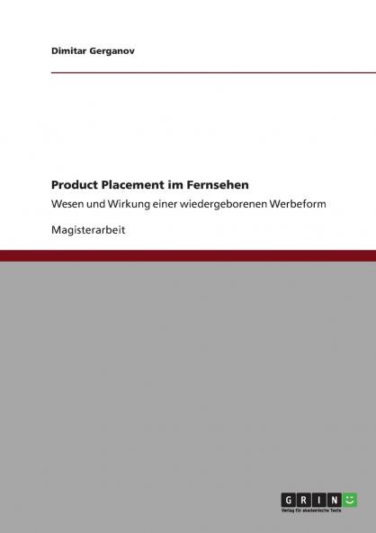 Product Placement im Fernsehen