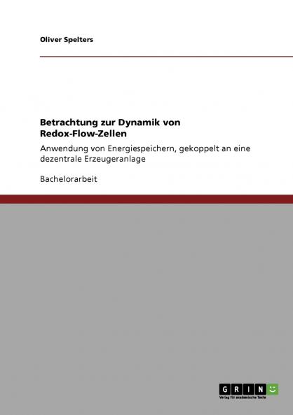 Die Dynamik von Redox-Flow-Zellen