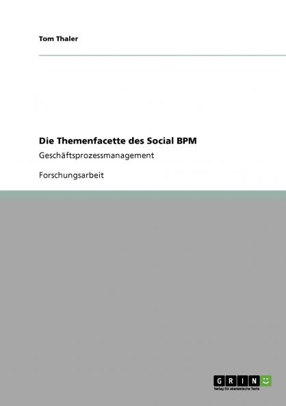 Die Themenfacette des Social BPM