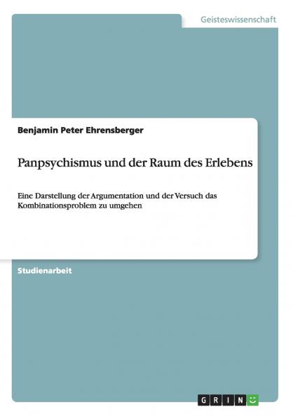 Panpsychismus und der Raum des Erlebens