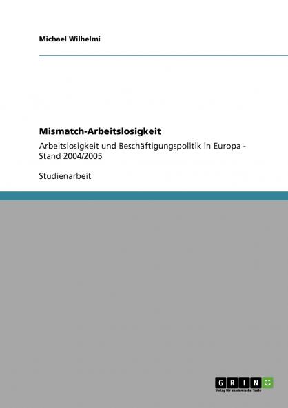 Mismatch-Arbeitslosigkeit