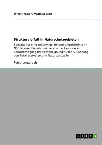 Strukturvielfalt in Naturschutzgebieten