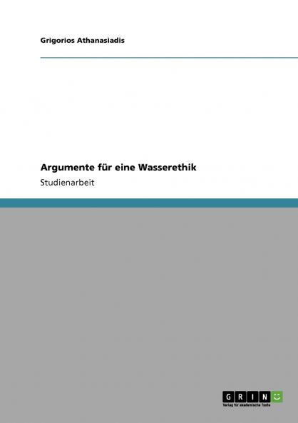 Argumente für eine Wasserethik