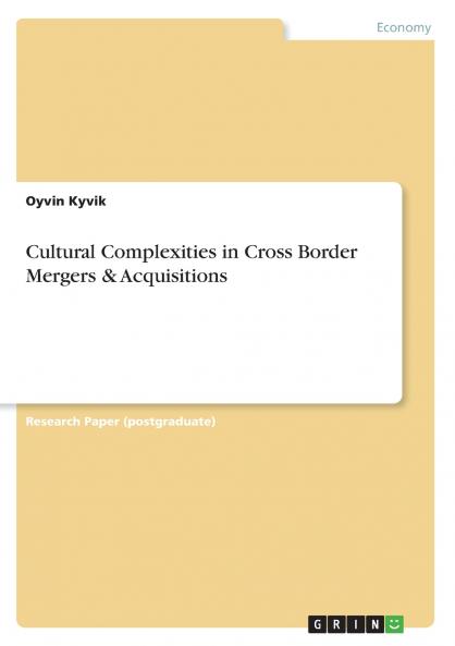 Cultural Complexities in Cross Border Mergers & Acquisitions