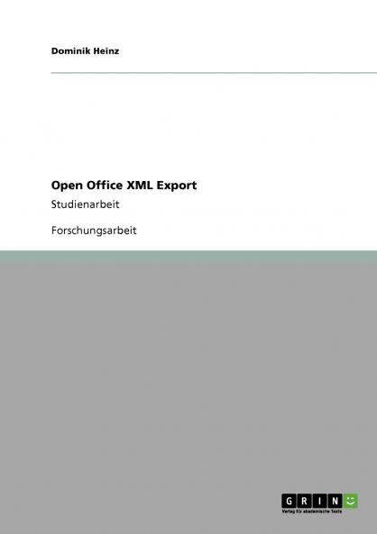 Open Office XML Export