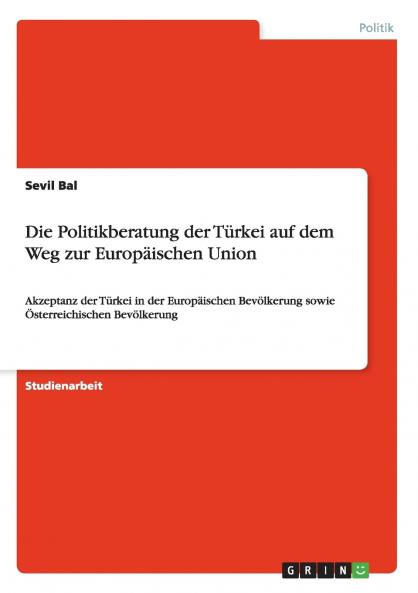 Die Politikberatung der Türkei auf dem Weg zur Europäischen Union
