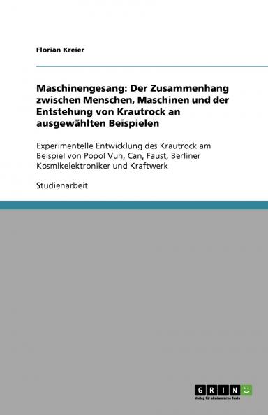 Maschinengesang