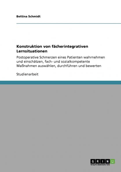 Konstruktion von fächerintegrativen Lernsituationen
