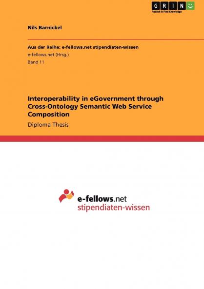 Interoperability in eGovernment through Cross-Ontology Semantic Web Service Composition