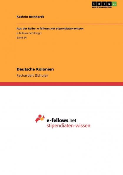 Deutsche Kolonien