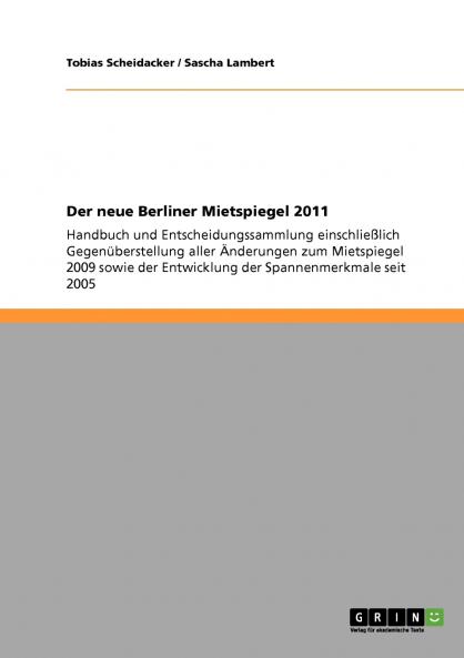Der neue Berliner Mietspiegel 2011