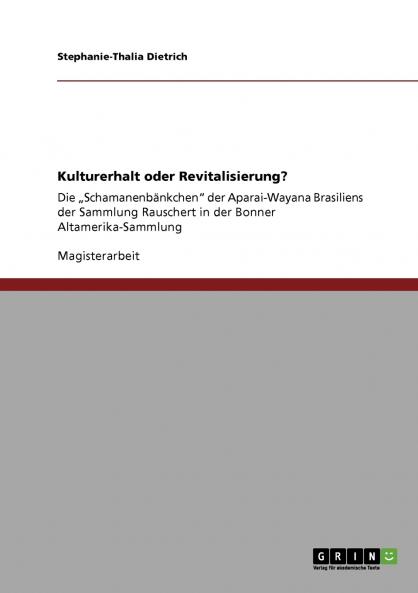 Kulturerhalt oder Revitalisierung?