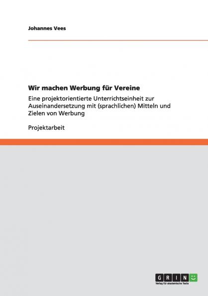 Wir machen Werbung f��r Vereine