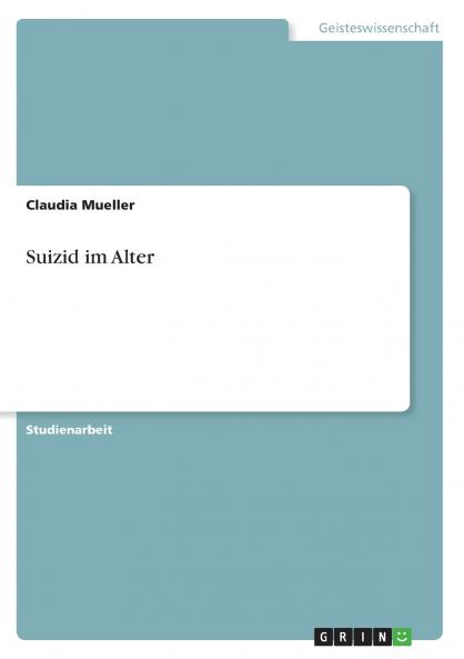 Suizid im Alter